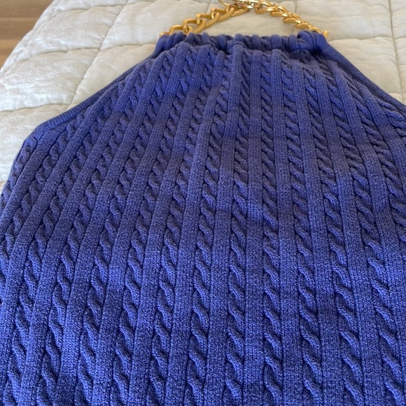 XS Lilly Pulitzer Cotton Cableknit Halter - Picture 2 of 8